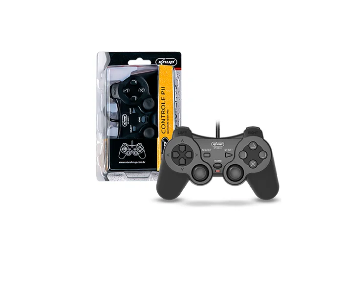 Controles Para Ps2 Com Fio Dualshock Kp-gm014